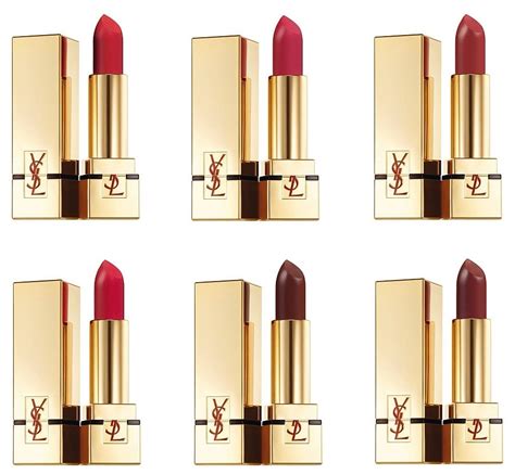 ysl lipstick rouge pur couture the mats|ysl rouge pur couture shades.